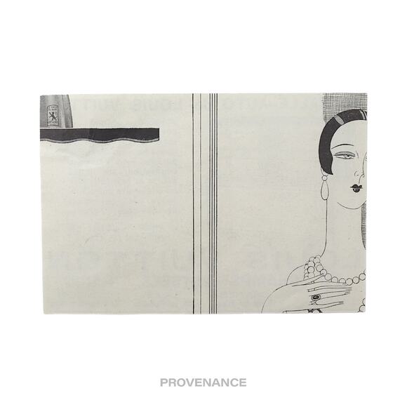 🔴 Louis Vuitton Antique Newsprint Ad - MALLE-AUTO Birch - Picture 5 of 6